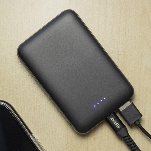 BATTERIE DE SECOURS ULTRA COMPACTE - 5000 MAH NOIRE - 2