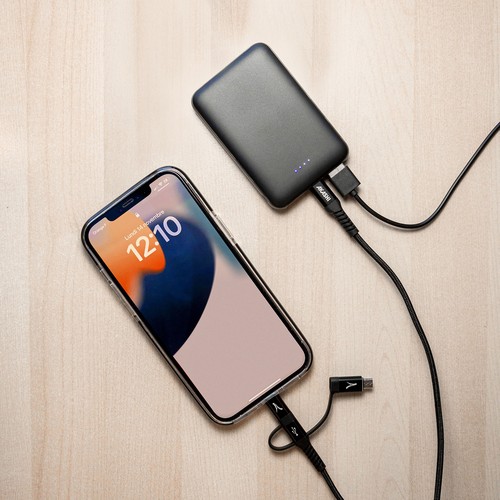 BATTERIE DE SECOURS ULTRA COMPACTE - 5000 MAH NOIRE - 4