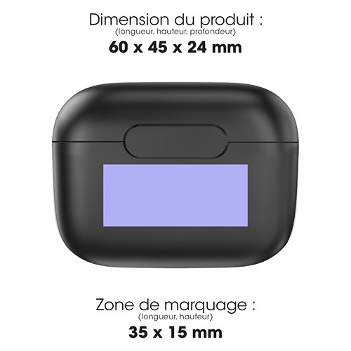 KODAI - ÉCOUTEURS SANS FIL BLUETOOTH - NOIR
