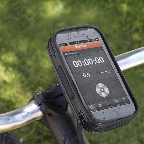SUPPORT VELO/MOTO/TROTINETTE ETANCHE POUR SMARTPHONE JUSQU’À 6,5" - 3
