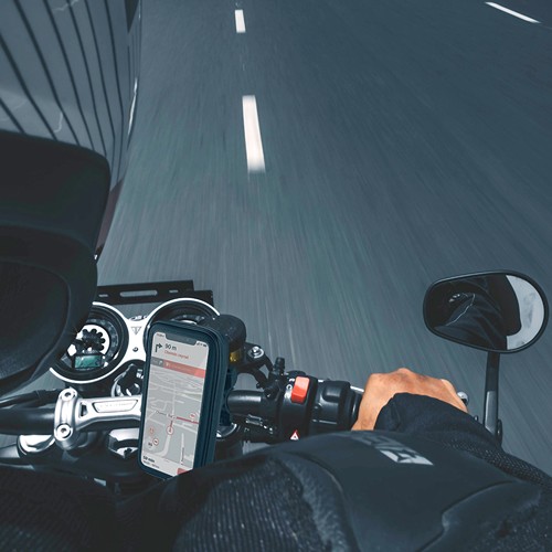 AME - SUPPORT VELO/MOTO/TROTTINETTE ETANCHE POUR SMARTPHONE JUSQU’À 6,5"