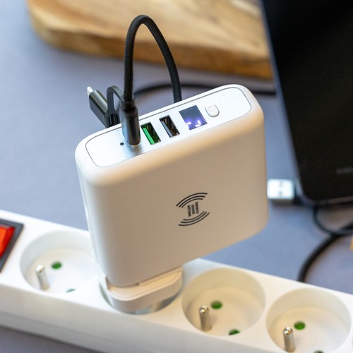 CHARGEUR DE VOYAGE UNIVERSEL 3 EN 1 PRISE EU / UK / US - 4