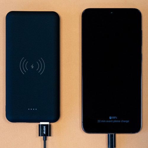 BATTERIE DE SECOURS CHARGEMENT SANS FIL 10 000 MAH - 3