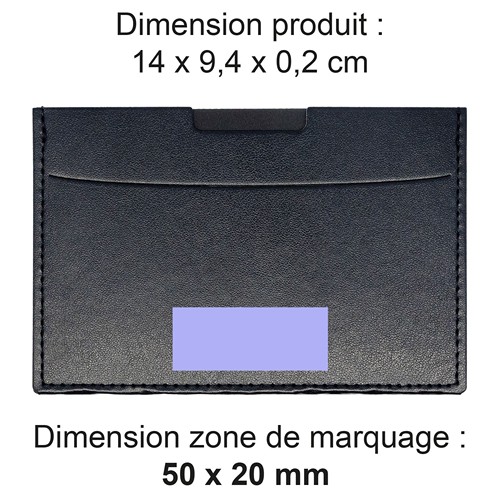 PORTE CARTE GRISE & DOCUMENTS EN SIMILI-CUIR LISSE MARRON