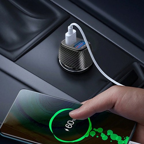 CHARGEUR ALLUME CIGARE TURBO CAC USB TYPE-C 20W + USB-A QC3.0 - 4