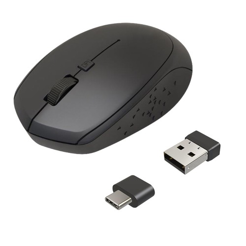 SOURIS ÉCO SANS FIL DOUBLE DONGLE (USB-A + USB-C) - 2