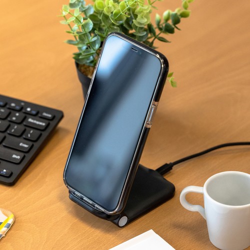 CHARGEUR SANS FIL INDUCTION 15W STAND EN MATERIAUX RECYCLÉS - 2