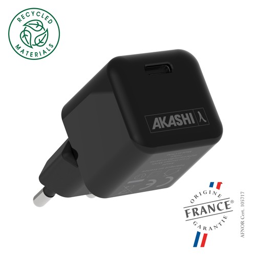 PRISE SECTEUR NOIRE 30W SUPERGAN ORIGINE FRANCE GARANTIE - 2
