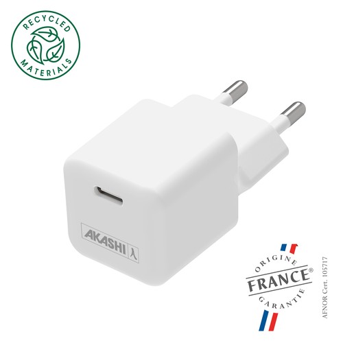 PRISE SECTEUR BLANCHE 30W SUPERGAN ORIGINE FRANCE GARANTIE