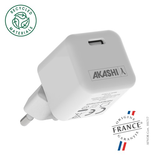 PRISE SECTEUR BLANCHE 30W SUPERGAN ORIGINE FRANCE GARANTIE