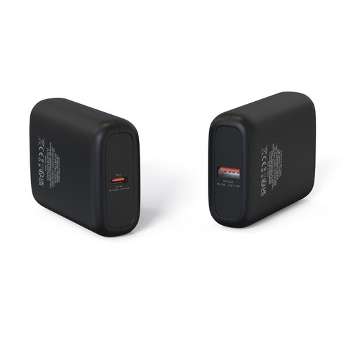 BATTERIE DE SECOURS ULTRA SLIM RETRO-ÉCLAIRÉE 10 000 MAH NOIR - 3