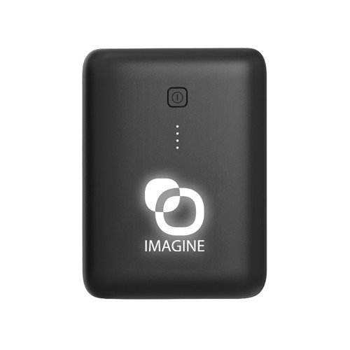 RAITO - BATTERIE DE SECOURS ULTRA SLIM RETRO-ÉCLAIRÉE 10 000 MAH NOIR