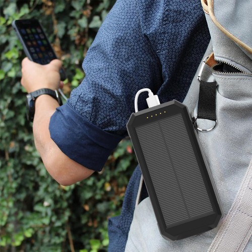 BATTERIE DE SECOURS SOLAIRE RENFORCEE ANTI-CHOCS 10 000 MAH - 3