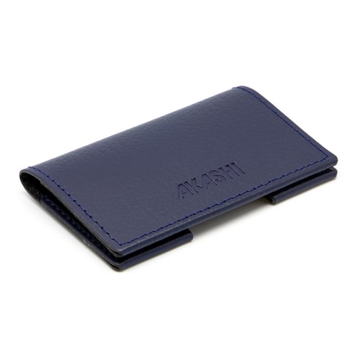 PORTE-CARTES FOLIO AVEC OU SANS ANTI-RFID CUIR RECYCLÉ NOIR - MADE IN EUROPE