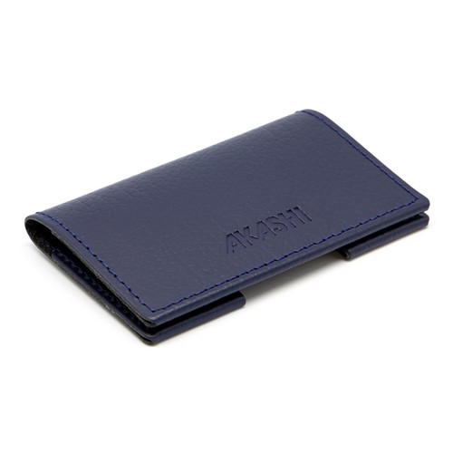 PORTE-CARTES FOLIO AVEC OU SANS ANTI-RFID  CUIR RECYCLÉ GRIS - 1