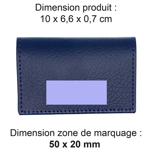 PORTE-CARTES FOLIO AVEC OU SANS ANTI-RFID  CUIR RECYCLÉ GRIS