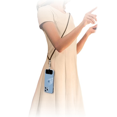 LANIERE TOUR DE COU SMARTPHONE UNIVERSELLE NOIR - 2