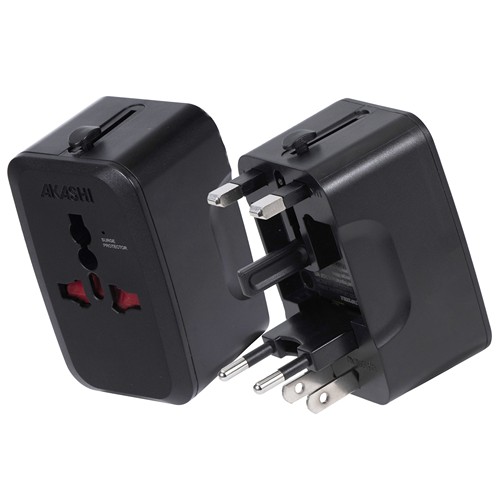 TOREBU - ADAPTATEUR UNIVERSEL DE VOYAGE - NOIR