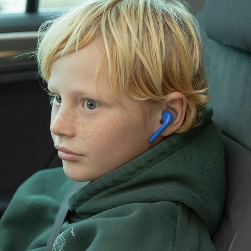 ECOUTEURS KIDS SANS FIL BLUETOOTH BLEU ET ROUGE - 4
