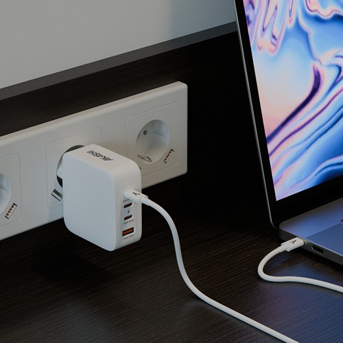 HIMAN - PACK CHARGEUR SECTEUR GAN 100W + CABLE TYPE-C 100W