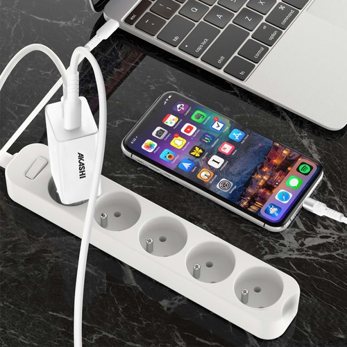 PACK CHARGEUR SECTEUR ECO 83W + CABLE TYPE-C 100W - 4