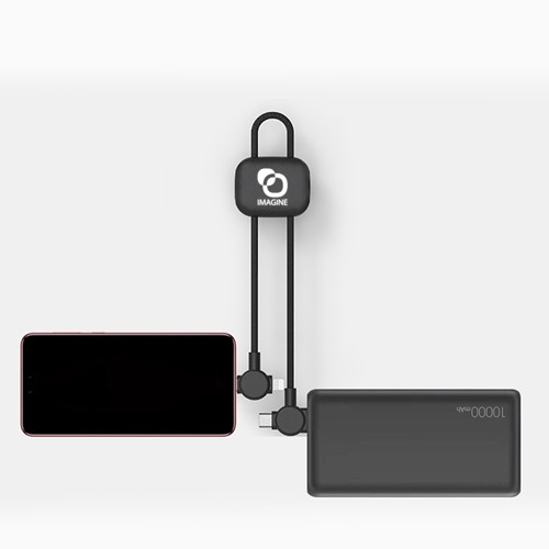AKA - CÂBLE COURT 18 CM À CHARGE ULTRA-RAPIDE 60W & TRANSFERT DE DONNÉES