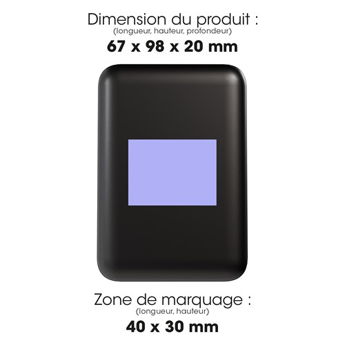 MUSEN - BATTERIE DE SECOURS MAGSAFE CHARGEMENT SANS FIL 10 000 MAH