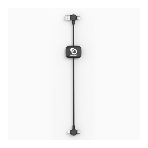 OKI - CÂBLE LONG 4 EN 1 À CHARGE ULTRA-RAPIDE 60W & TRANSFERT DE DONNÉES
