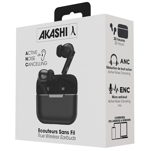 MEIYO - ÉCOUTEURS A RÉDUCTION DE BRUIT ANC SANS FIL BLUETOOTH BLANC