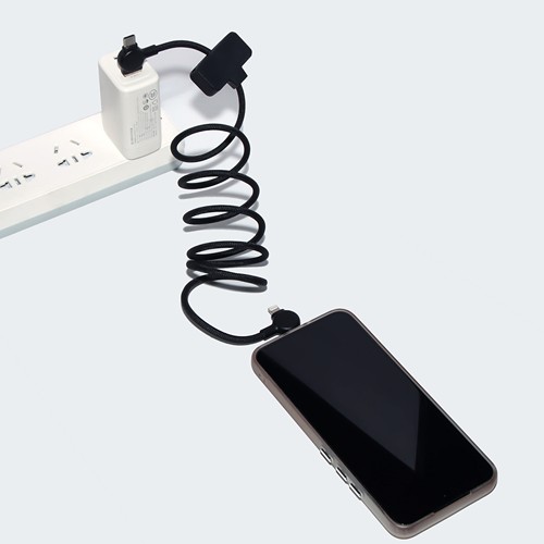DAO - CÂBLE MAGNÉTIQUE 100W & TRANSFERT DE DONNÉES RAPIDE 4 EN 1 - NOIR
