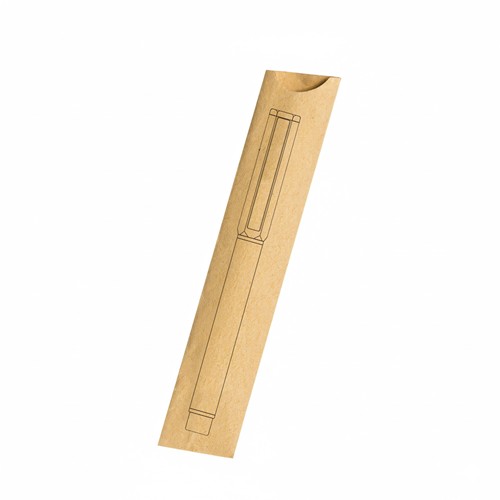 HEXA - Stylo à bille roulante en acier inoxydable recyclé