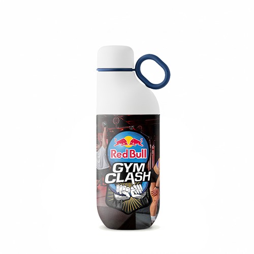 HOOKIPA M - 360° - Bouteille et gobelet 2 en 1 (500 ml / 370 ml) Double paroi en acier inoxydable recyclé et ABS - 3