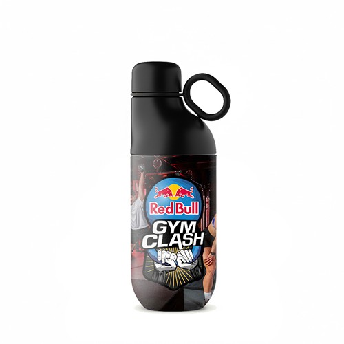 HOOKIPA M - 360° - Bouteille et gobelet 2 en 1 (500 ml / 370 ml) Double paroi en acier inoxydable recyclé et ABS - 10