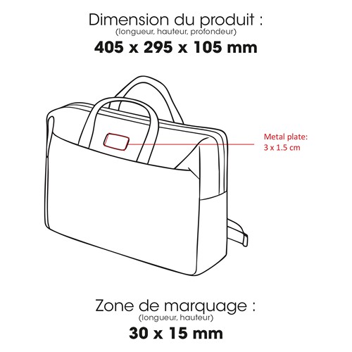 LANA - sacoche pour ordinateur Waste2Gear 14 L - 2