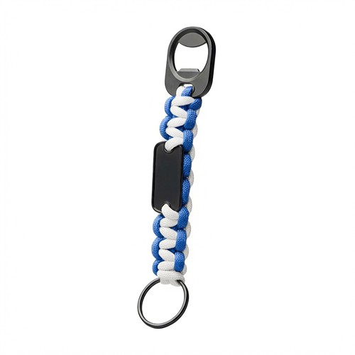 BRAID - RPET Porte - clés tressé avec décapsuleur - 2