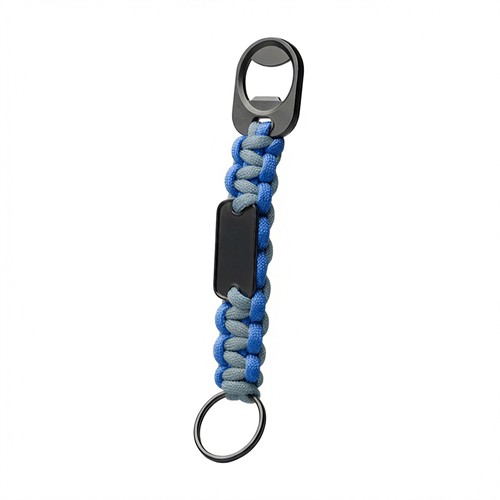 BRAID - RPET Porte - clés tressé avec décapsuleur - 4