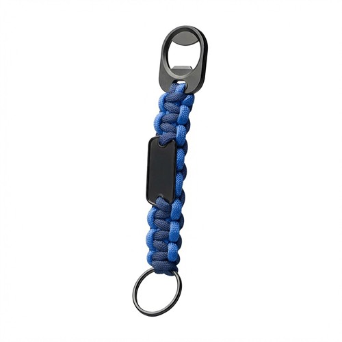 BRAID - RPET Porte - clés tressé avec décapsuleur - 6