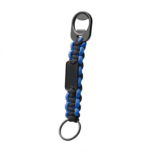 BRAID - RPET Porte - clés tressé avec décapsuleur - 7