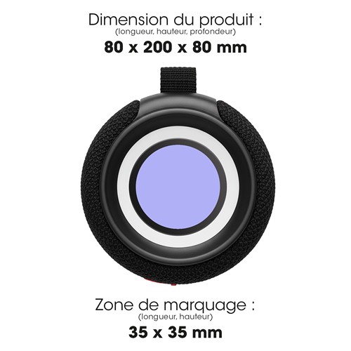 DAIKO - Enceinte magnétique stéréo 2x10W