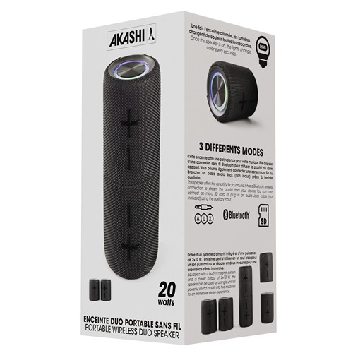 DAIKO - Enceinte magnétique stéréo 2x10W