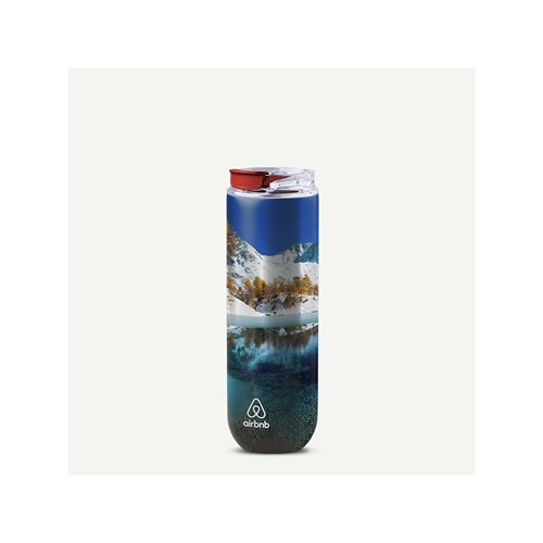 HOOKIPA L - 360° - Bouteille et gobelet 2 en 1 (750 ml / 620 ml) Double paroi en acier inoxydable recyclé et ABS - 4