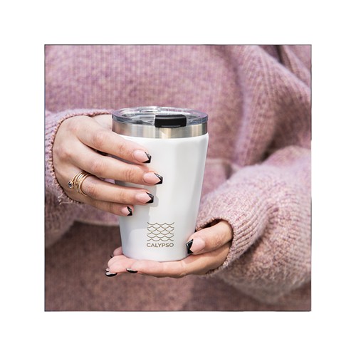CALYPSO 886 - 360° - Gobelet en acier inoxydable recyclé à double paroi, 330 ml / 11 oz - 4