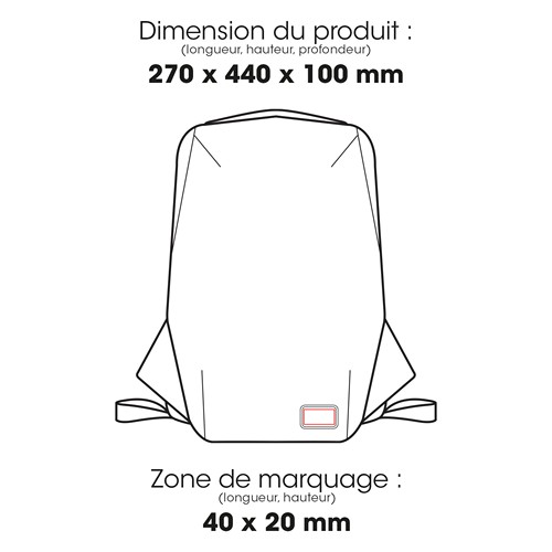 SHAPE - Sac à dos pour ordinateur Waste2gear 20 L - 3