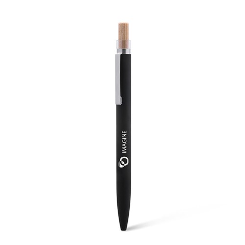 BAAM - Stylo à bille en aluminium recyclé, bambou FSC® et ABS recyclé - 1
