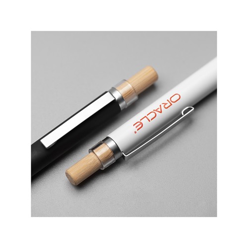 BAAM - Stylo à bille en aluminium recyclé, bambou FSC® et ABS recyclé - 5