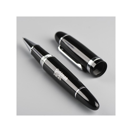 THE BIG PEN - Stylo à bille roulante en acier inoxydable recyclé - 4