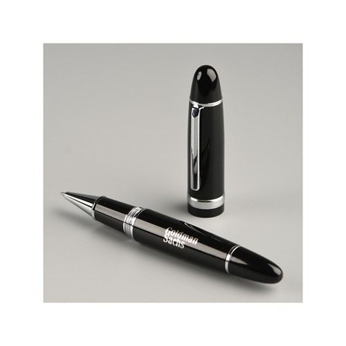 THE BIG PEN - Stylo à bille roulante en acier inoxydable recyclé - 5