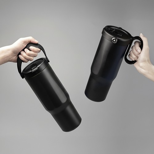 CALYPSO 878 - 360° - Gobelet en acier inoxydable recyclé à double paroi et sous vide, 900 ml / 30 oz