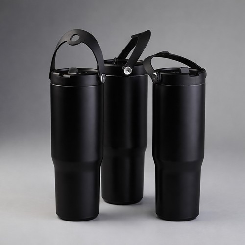 CALYPSO 878 - 360° - Gobelet en acier inoxydable recyclé à double paroi et sous vide, 900 ml / 30 oz