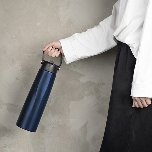 CALYPSO 880XXL - 360° - Bouteille de sport en acier inoxydable recyclé à double paroi et sous vide, 1 litre/33 oz